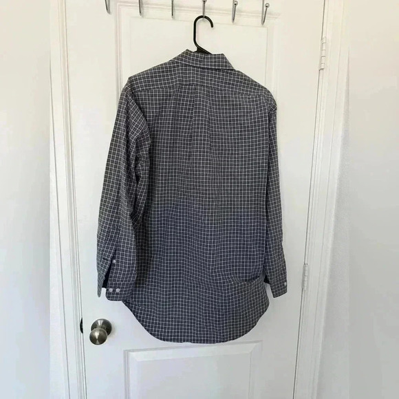 Ralph Lauren Moore Blue Plaid Pony Mens Long Sleeve Button Up Shirt Size XL - Picture 8 of 8